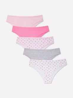 Damskie Primark Majtki Damskie<Figi brazylijskie na co dzień, 5 par