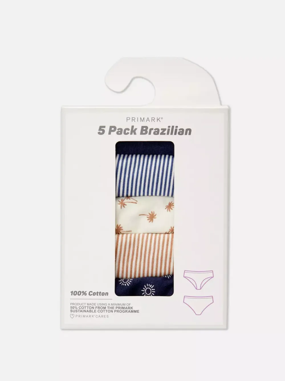 Damskie Primark Majtki Damskie<Figi brazylijskie, 4 pary