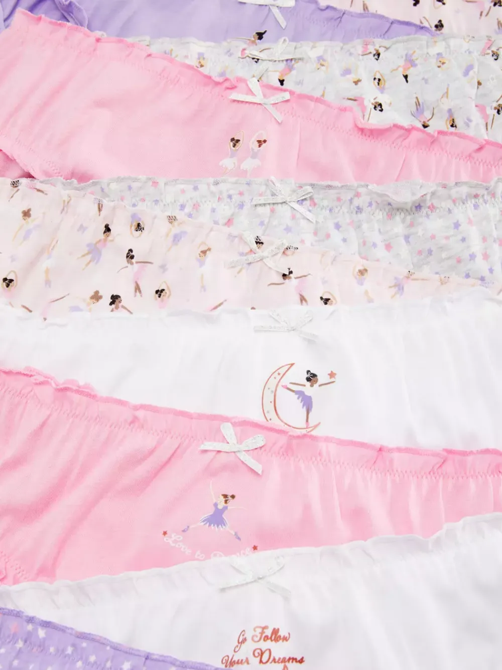 Dzieci Primark Bielizna<Figi z motywem baleriny, 10 par