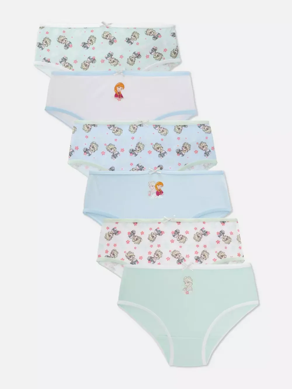 Dzieci Primark Bielizna<Figi z motywem Krainy lodu Disneya, 6 par