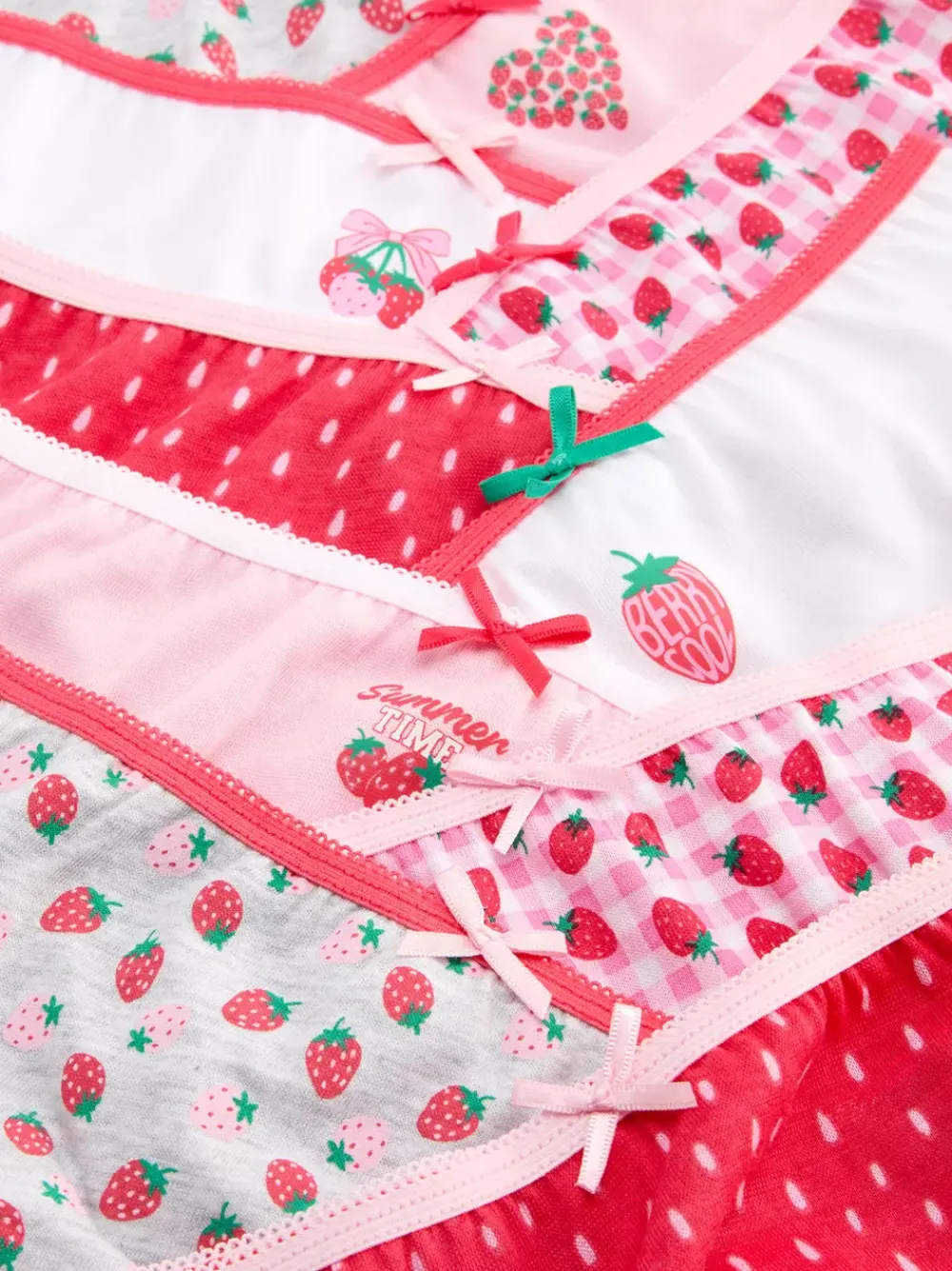 Dzieci Primark Bielizna<Figi z nadrukiem w truskawki, 10 par
