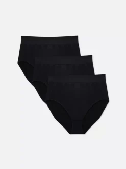 Damskie Primark Majtki Damskie<Figi z wysokim stanem, 3 pary