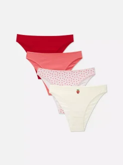 Damskie Primark Majtki Damskie<Figi z wysokim wycięciem, 4 pary