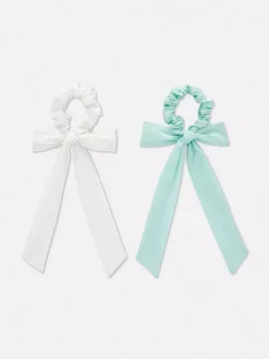Dzieci Primark Akcesoria Do Włosów<Gumki owijki do włosów z kokardką, 2 szt.