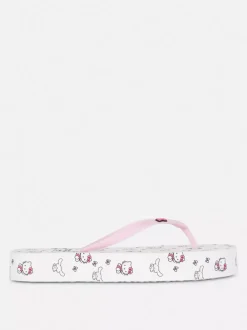 Primark Klapki I Japonki<Japonki na grubej podeszwie z motywem Hello Kitty