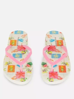 Primark Klapki I Japonki<Japonki w kwiaty