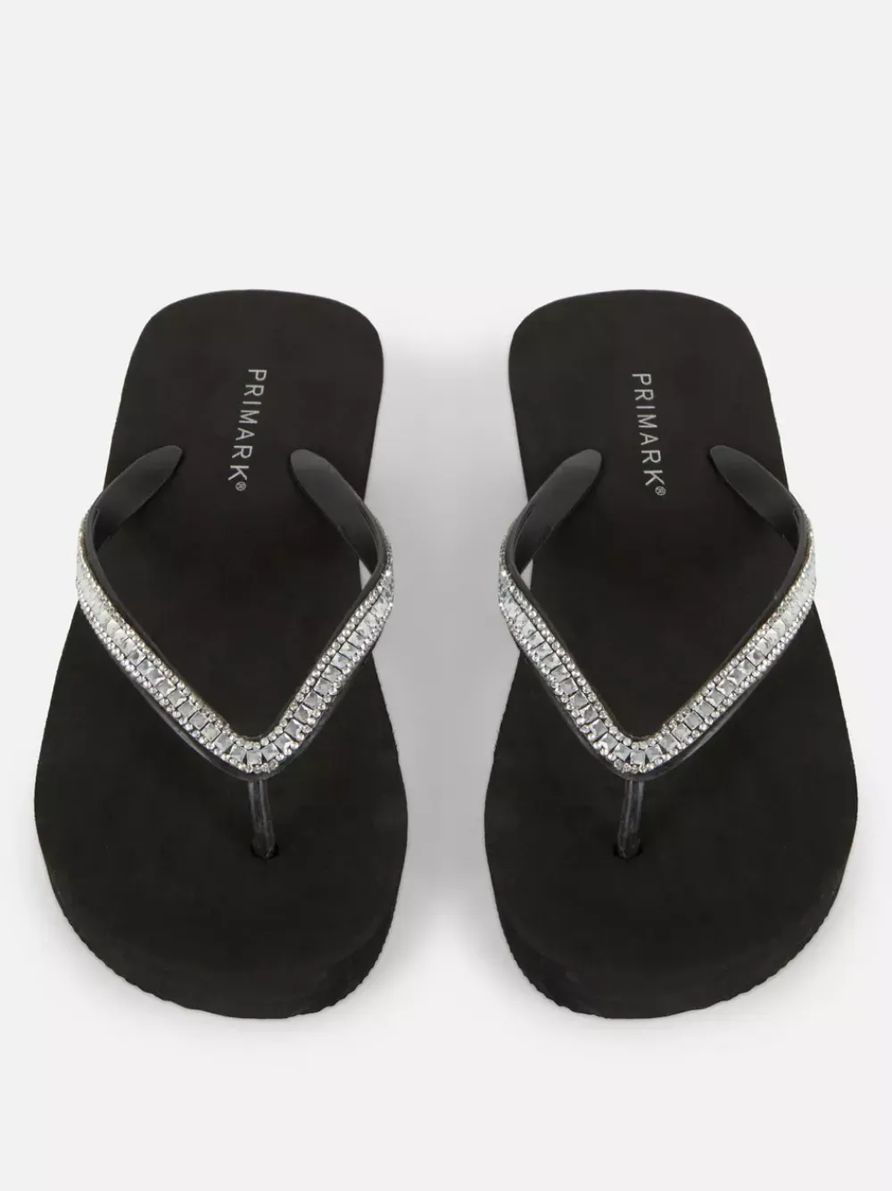 Primark Klapki I Japonki<Japonki z diamencikami na koturnie