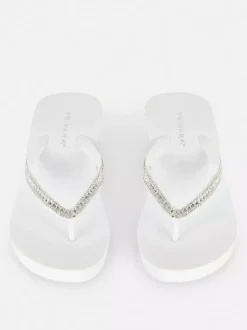 Primark Klapki I Japonki<Japonki z diamencikami na koturnie