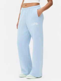 Primark Spodnie Dresowe|Odzież Domowa I Na Siłownię<Jasnoe spodnie dresowe z szeroką nogawką
