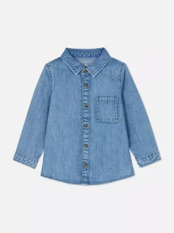 Primark Topy I T-Shirty<Jeansowa koszula z długim rękawem