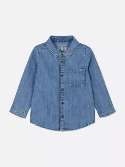 Primark Topy I T-Shirty<Jeansowa koszula z długim rękawem