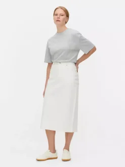 Primark Spódnice<Jeansowa spódnica midi