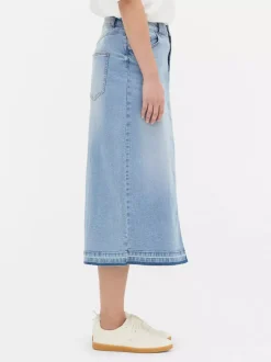 Primark Spódnice<Jeansowa spódnica midi