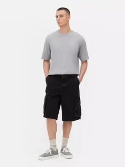 Primark Szorty<Jeansowe spodenki bojówki