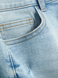 Primark Szorty<Jeansowe spodenki z podwiniętymi nogawkami