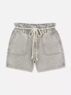 Primark Szorty<Jeansowe szorty bermudy ze sznurkowym wiązaniem