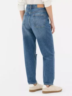 Primark Jeansy<Jeansy typu mom z rozdarciami