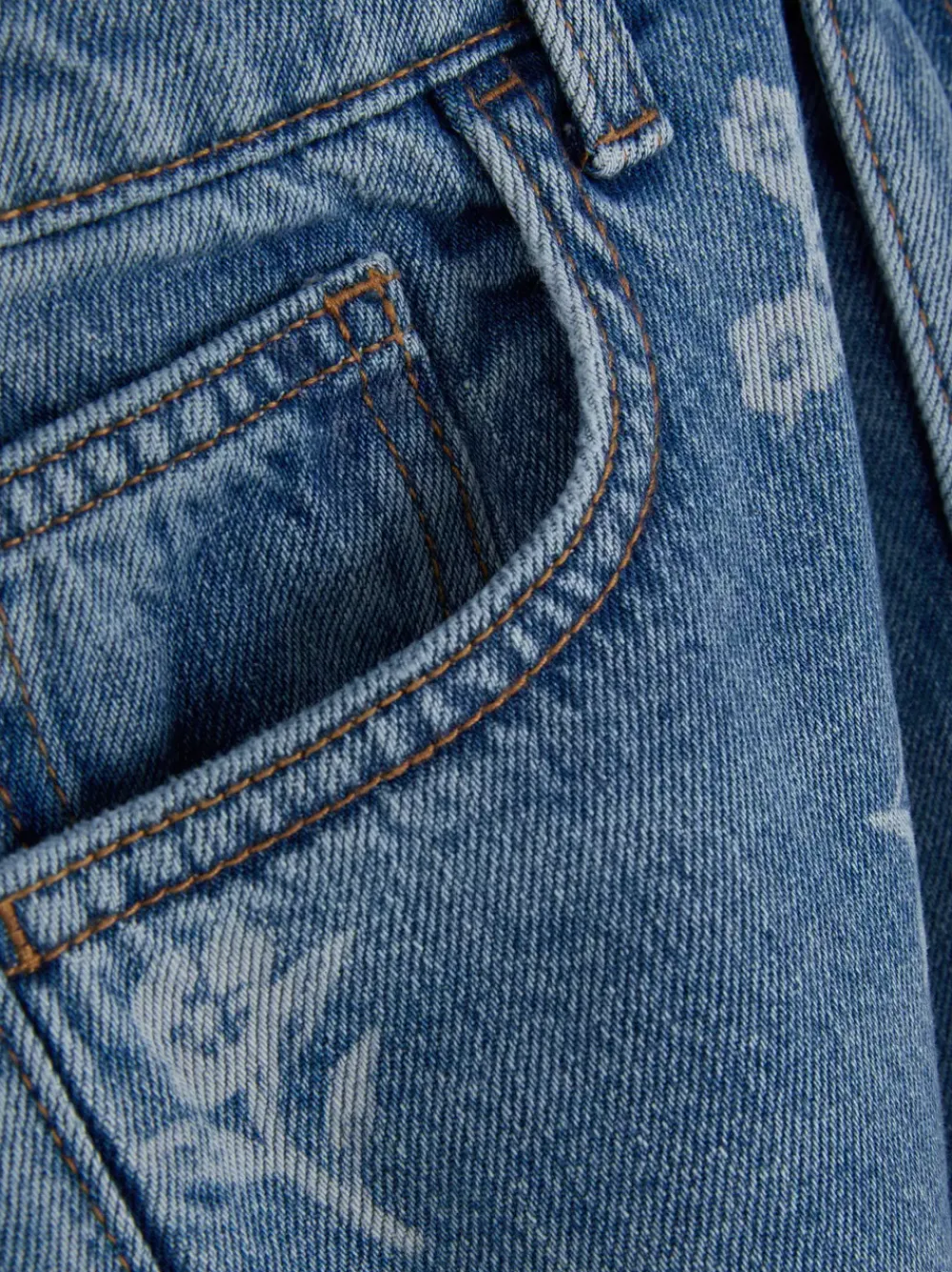 Dzieci Primark Jeansy<Jeansy z szeroką nogawką w kwiaty