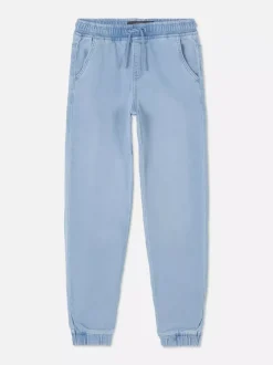 Dzieci Primark Jeansy<Joggery jeansowe ściągane sznurkiem