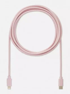 Primark Ładowarki<Kabel z końcówkami USB-C i Lightning o długości 2 m