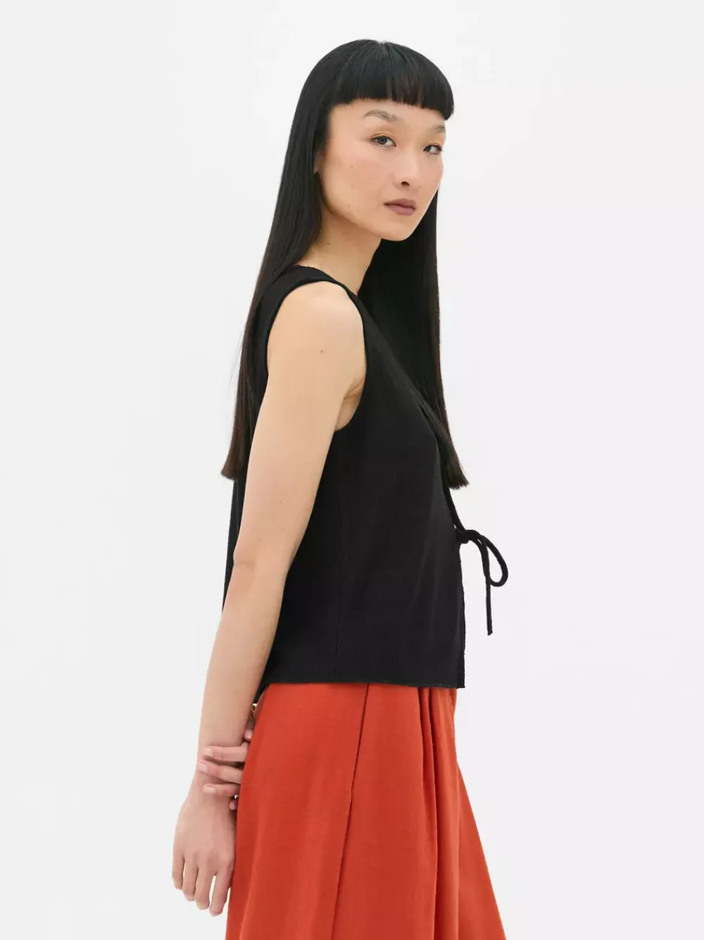 Primark Topy I T-Shirty<Kamizelka z wiązanym przodem