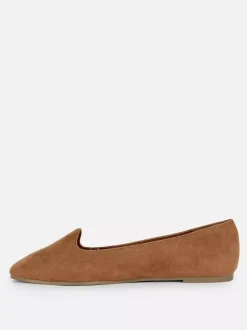 Primark Płaskie Buty<Kapcie baleriny ze sztucznego zamszu