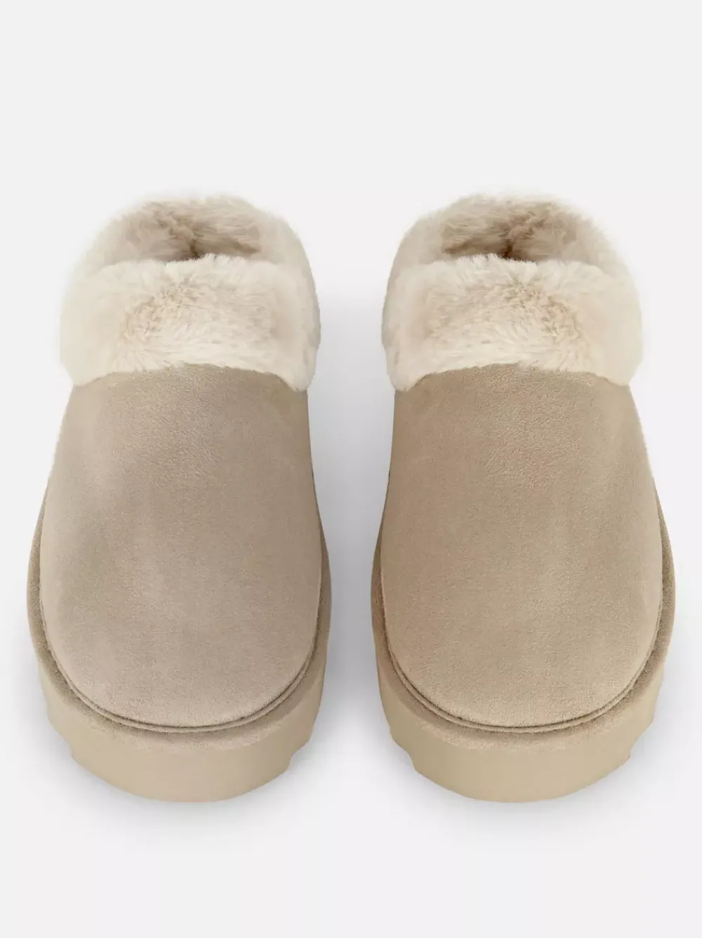 Primark Kapcie<Kapcie bez pięty wyściełane sztucznym futrem