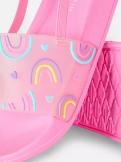 Dzieci Primark Sandały I Klapki<Klapki z paskiem z tyłu i tęczowym motywem