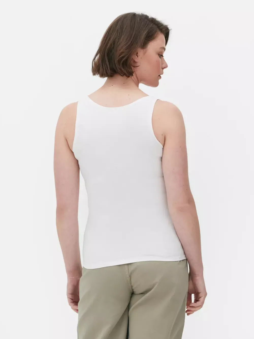 Primark Topy I T-Shirty<Klasyczna bawełniana koszulka bez rękawów
