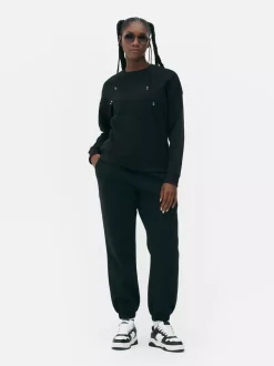 Primark Odzież Domowa I Na Siłownię|Bluzy<Klasyczna bluza z okrągłym dekoltem