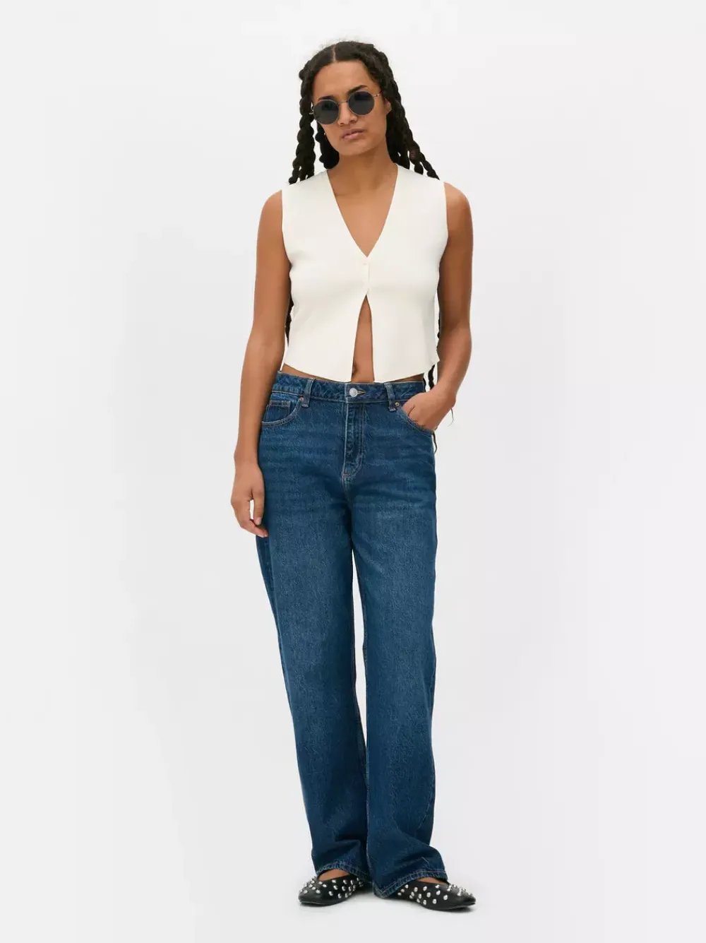 Primark Topy I T-Shirty<Kompaktowy sweter rozpinany bez rękawów