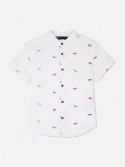 Dzieci Primark Koszule|Topy I T-Shirty<Koszula typu oxford w dinozaury