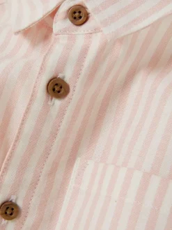 Dzieci Primark Topy I T-Shirty|Koszule<Koszula typu oxford w paski z krótkim rękawem