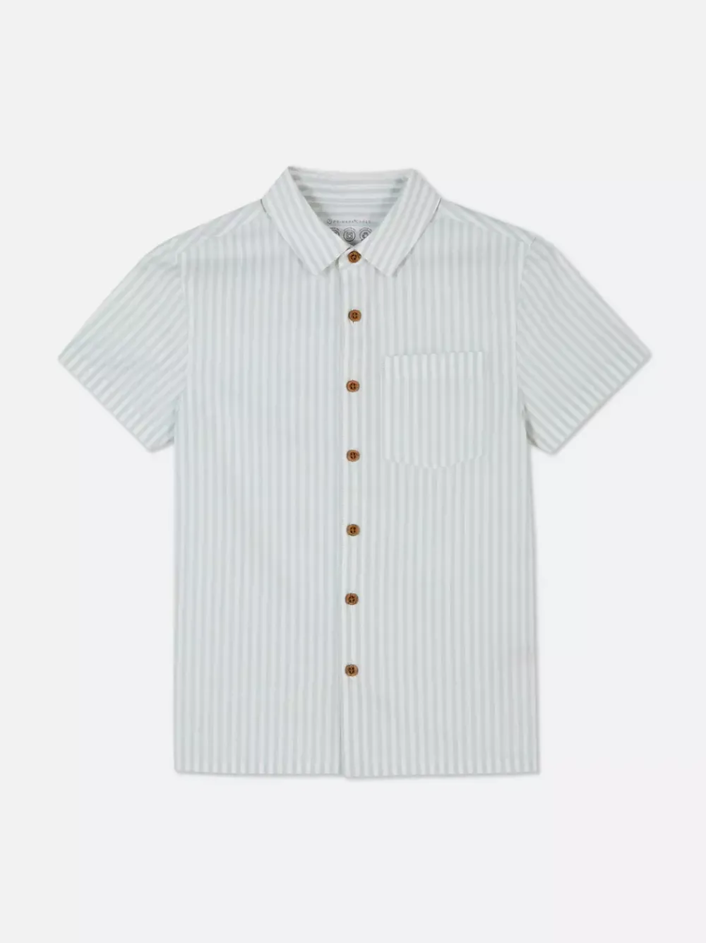 Dzieci Primark Koszule|Topy I T-Shirty<Koszula typu oxford w paski z krótkim rękawem