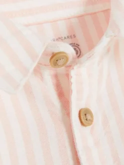 Primark Topy I T-Shirty<Koszula typu oxford w paski z krótkim rękawem