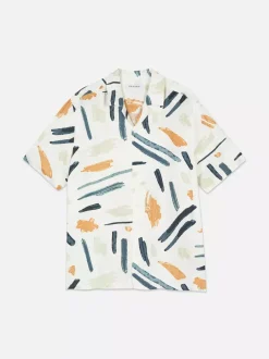 Primark Koszule<Koszula zapinana na guziki z abstrakcyjnym wzorem