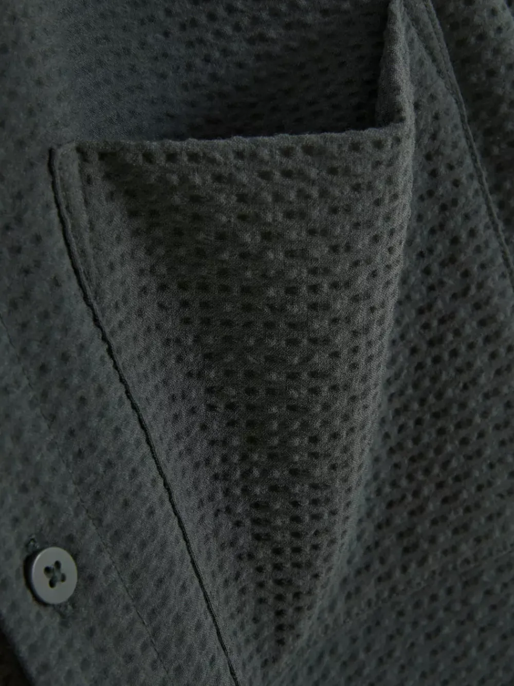 Primark Garnitury I Eleganckie Ubrania|Koszule<Koszula zapinana na guziki z tkaniny seersucker Kem