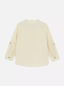Primark Topy I T-Shirty<Koszula z długim rękawem z domieszką lnu