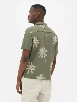 Primark Koszule<Koszula z haftowaną palmą