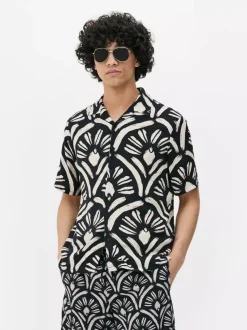 Primark Koszule<Koszula z krótkim rękawem i abstrakcyjnym wzorem