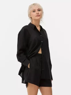 Primark Koszule I Bluzki<Koszula z mieszanki bawełny