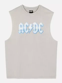 Primark Topy I T-Shirty<Koszulka bez rękawów z motywem AC/DC