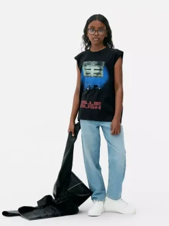 Dzieci Primark Topy I T-Shirty<Koszulka bez rękawów z nadrukiem Billie Eilish