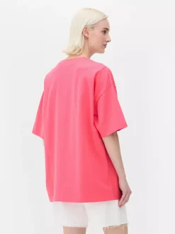 Primark Topy I T-Shirty<Koszulka oversize z napisem