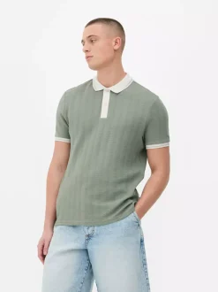 Primark Garnitury I Eleganckie Ubrania|Topy I T-Shirty<Koszulka polo o wysokiej zawartości bawełny