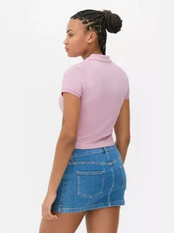 Primark Topy I T-Shirty<Koszulka polo z krótkim rękawem i haftowanym misiem