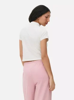 Primark Topy I T-Shirty<Koszulka polo z krótkim rękawem i haftowanym misiem