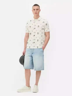 Primark Garnitury I Eleganckie Ubrania|Topy I T-Shirty<Koszulka polo z nadrukiem