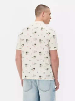 Primark Garnitury I Eleganckie Ubrania|Topy I T-Shirty<Koszulka polo z nadrukiem
