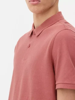 Primark Topy I T-Shirty|Garnitury I Eleganckie Ubrania<Koszulka polo z piki z krótkim rękawem